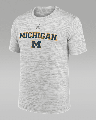 Мужская футболка Michigan Sideline Velocity Jordan Brand Dri-FIT College