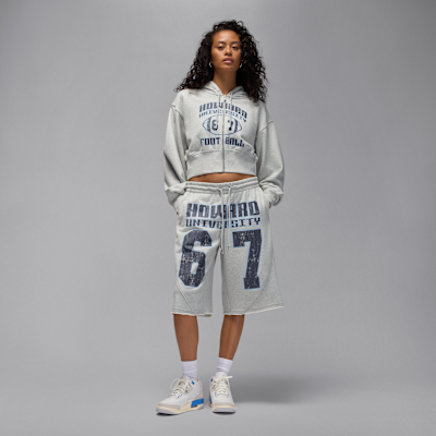 Jordan Flight Fleece x Howard University Women's Big Shorts