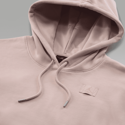 Sudadera con gorro sin cierre forrada con satén para mujer (talla grande) Jordan Flight Fleece