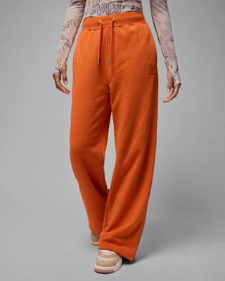 Женские  Jordan Flight Fleece French Terry Open-Hem Pants