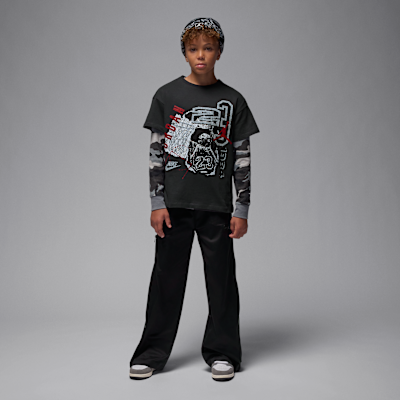 Playera '84 Scrapbook para niños talla grande Jordan