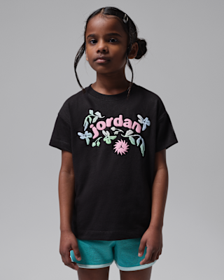 Детская футболка Jordan Little Kids' Puff Floral