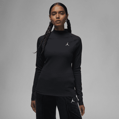 Haut côtelé à manches longues pour 2025 femme nike air
