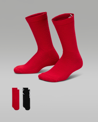 Детские носки Jordan Big Kids' Sparkle Mesh Half Crew Socks (2 Pairs)