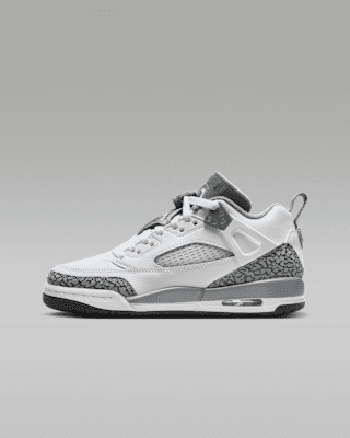 Nike Jordan Spizike Low sneaker Wit/Anthracite/Wolf Grey/Cool Grey
