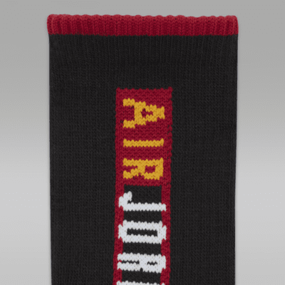 Jordan Big Kids' Paprika Crew Socks (2 Pairs)