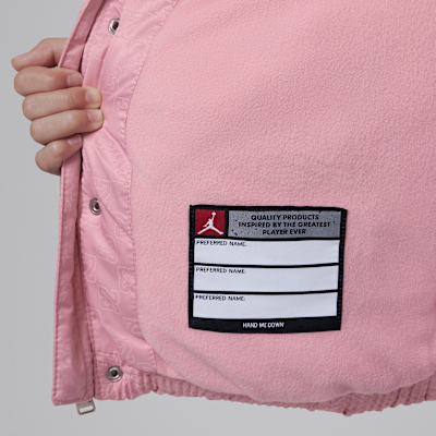 Chamarra 23 con relleno de jacquard para niños talla grande Jordan