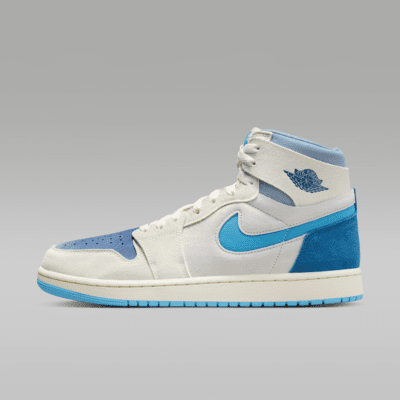 Baby blue discount and grey jordans