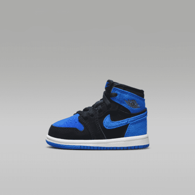 Blue and hotsell white jordans toddler
