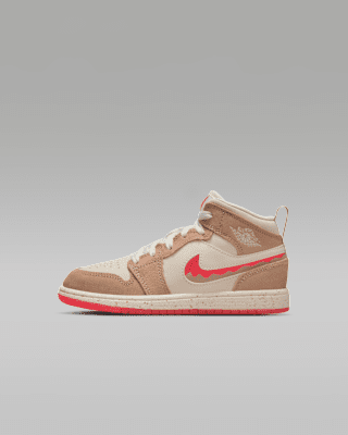 Детские кроссовки Jordan 1 Mid SE Little Kids'