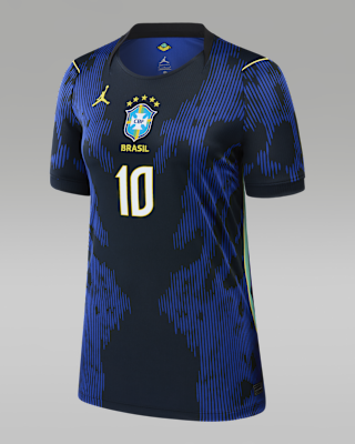Женские джерси Neymar Jr. Brazil 2026 Stadium Away Jordan Dri-FIT Soccer Replica Jersey