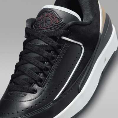 Air Jordan 2 Retro Low Black/Varsity Red Women's Shoes. Nike.com