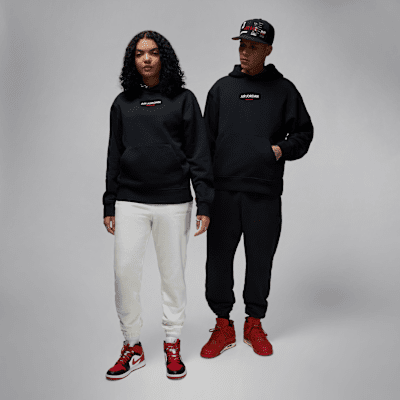 Sudadera con gorro sin cierre Chicago de tejido Fleece para hombre Air Jordan Wordmark