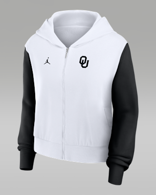 Женское худи Oklahoma Athletic Prep Colorblocked Script Women’s Jordan Brand College Full-Zip Hoodie