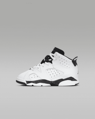 Детские кроссовки Jordan 6 Retro "White/Black" Little Kids'