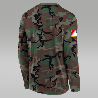 UCLA 2025 Military Appreciation Legend Men's Jordan Brand Dri-FIT College Long-Sleeve T-Shirt