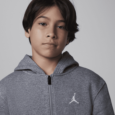 Jordan MJ Brooklyn Big Kids' Fleece Full-Zip Hoodie