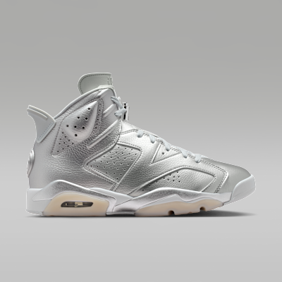 Tenis para hombre Air Jordan 6 Retro x Paris Saint-Germain "Metallic Silver"