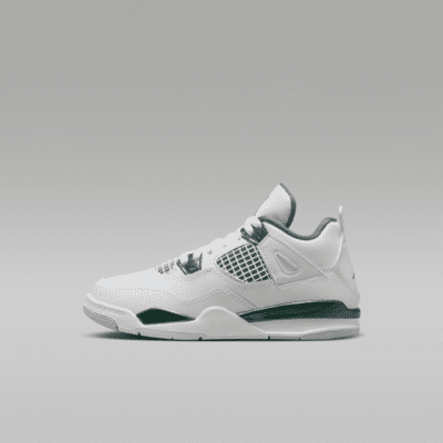 Jordan 4 Retro "Oxidized Green" Little Kids' Shoes