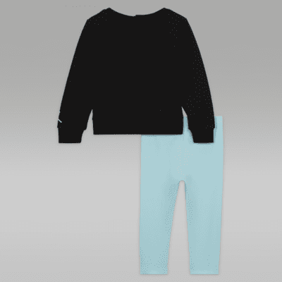Conjunto de dos piezas para bebé Jordan W J Brooklyn Fleece Leggings Set