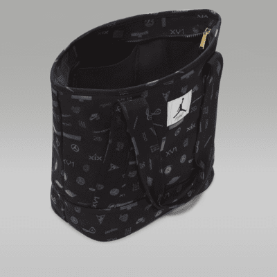 Saco de pano de fibras recicladas resistente à água Jordan Flight Printed Recycled Cotton Carryall Tote (38 L)