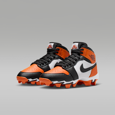 Jordan 1 Mid Little/Big Kids' Cleats