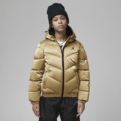 Jordan Older Kids' Shiny Chevron Hooded Jacket. Nike UK