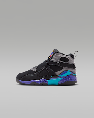 Детские кроссовки Jordan 8 Retro "Aqua" Little Kids'
