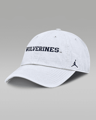 Мужские  Michigan Wolverines Core Club Mascot Wordmark Jordan Brand College Adjustable Hat