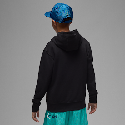 Mikina s kapucí Jordan Dri-FIT Sport Crossover pro větší děti