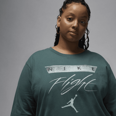 Playera con gráfico para mujer Jordan Flight Heritage (talla grande)