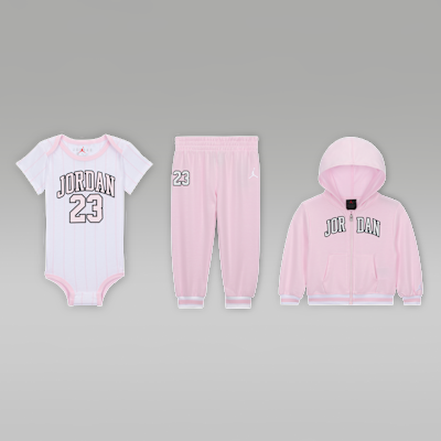 Jordan Baby (6-12) 23 Jersey 3-Piece Full-Zip Hoodie Set