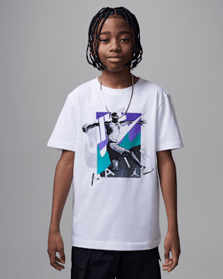 Детская футболка Jordan Big Kids' Air Jordan 5 Grape Escape