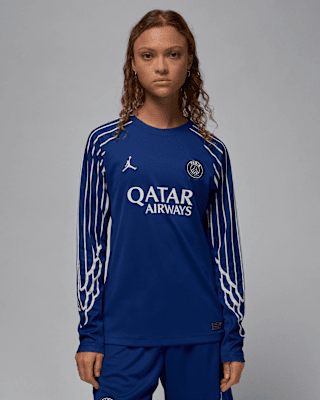 Женские джерси Paris Saint-Germain 2024/25 Stadium Fourth Jordan Dri-FIT Soccer Replica Long-Sleeve Jersey
