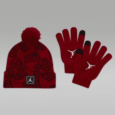 Red jordan beanie sales