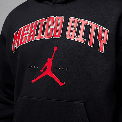 Sudadera con gorro sin cierre de tejido Fleece Mexico City para hombre Jordan