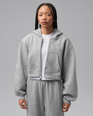 Женское худи Jordan Brooklyn Cropped Full-Zip Hoodie