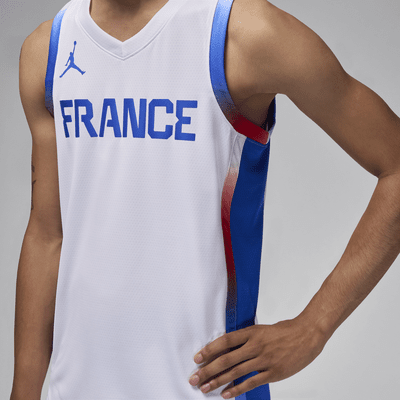 Jersey France Limited Home Jordan Basketball för män