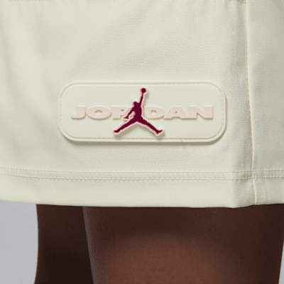 Skort de confección artesanal utilitaria para niñas talla grande Jordan