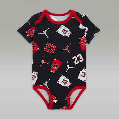 Paquete de 3 bodys con el jersey 23 para bebé (de 3 a 6 meses) Jordan