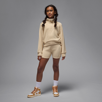 Jordan Big Kids' Quarter-Zip Long Sleeve Top