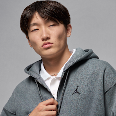 Jordan Brooklyn Fleece Sudadera con capucha y cremallera completa oversize - Hombre