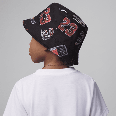 Gorro tipo pescador para niños talla grande Jordan Icons