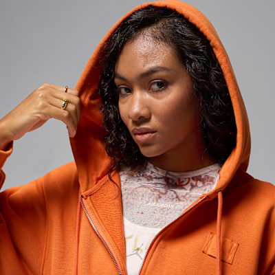Jordan Flight Fleece Women's Cropped Satin-Lined Hoodie