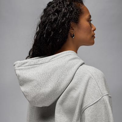 Jordan Flight Fleece x Howard University Women's Full-Zip Cropped Hoodie