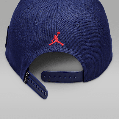 Gorra de visera plana para niños talla grande Jordan Paris Saint-Germain