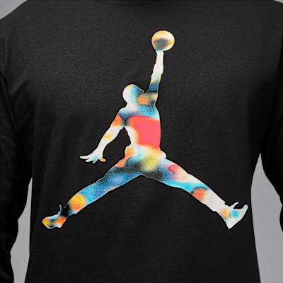 Jordan Flight herenshirt met lange mouwen en ronde hals
