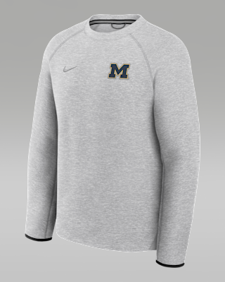Мужские  Michigan Tech Fleece Jordan Brand College Pullover Crew