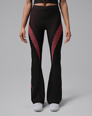 Женские тайтсы Jordan Sport Flightweight Dri-FIT High-Waisted Flared Leggings