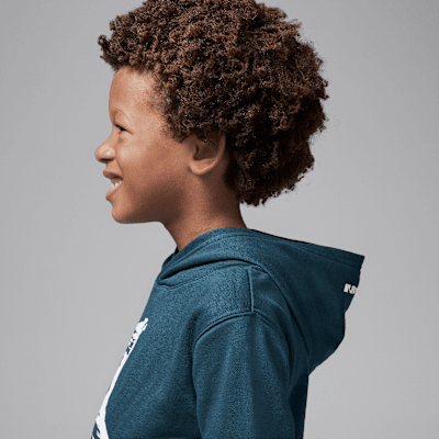Sudadera con gorro de French Terry para niños pequeños Jordan MJ Flight MVP